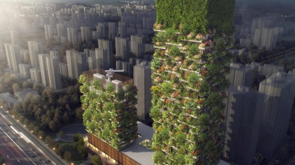La Chine se met aux “forêts verticales” pour combattre la pollution
