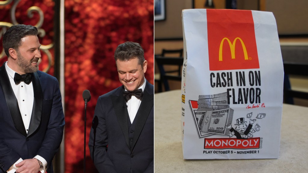 Ben Affleck und Matt Damon verfilmen den McDonald’s-Monopoly-Betrug