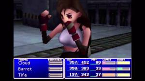 Tifa in Final Fantasy VII