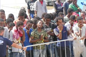 Four bodies recovered by a humanitarian group last Tuesday from an overcrowded wooden boat