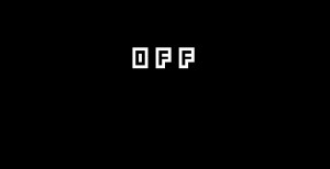 The title screen for OFF, a surreal RPG that inspired games like Undertale