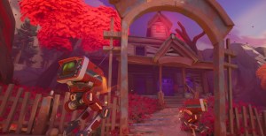 Last Flag gameplay screenshot showing cash bots outside of the manor
